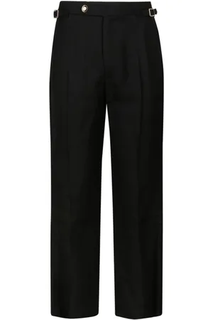 Casablanca Bukser, Herre, Sort, M, Sorte Bukser med Centrale Folder