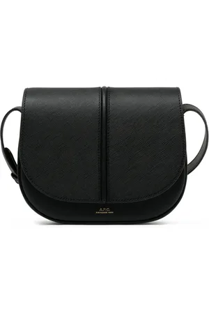 A.P.C. Taske, Dame, Sort, ONE SIZE, Uld, Sort Betty Læder Skuldertaske