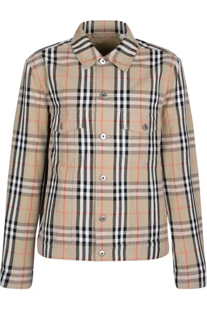 Burberry Skjorte, Herre, , L, Bomuld, Ternet Vintage Jakke