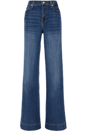 7 for all Mankind Jeans, Dame, Blå, W29, Denim, Klassiske Denim Jeans til hverdagsbrug