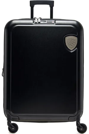 Blauer Kuffert, Dame, Sort, ONE SIZE, Sort Syntetisk Kabine Trolley med Logo