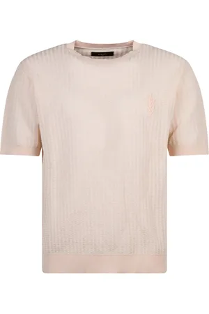 AMIRI Top, Herre, , M, Uld, Kork Neutral Fløde Tone Crew Neck