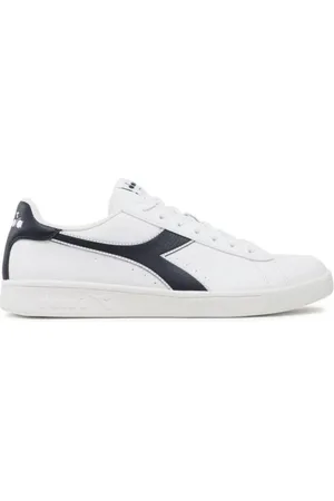Diadora Sko, Herre, Hvid, 40 EU, Læder, Hvide Tennissko i Stil