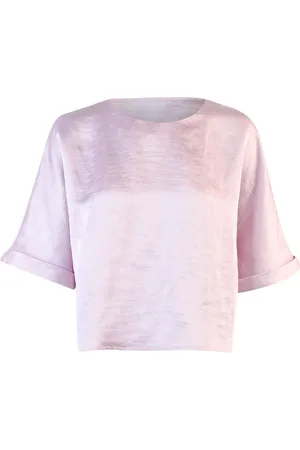 March23 Bluser & Skjorter, Dame, Lilla, M, Satin, Blouses Bluser