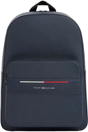 Tommy Hilfiger Taske, Herre, Blå, ONE SIZE, Uld, Minimalistisk Foundation Rygsæk