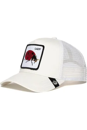 Goorin Bros. Tilbehør, Dame, Hvid, ONE SIZE, Animal Farm Trucker Cap Hvid Unisex