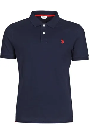 U.S. Polo Assn. Top, Herre, Blå, 3XL, Bomuld, Navy Cotton Polo Shirt