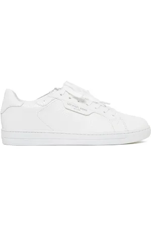 Michael Kors Sko, Herre, Hvid, 44 EU, Læder, Hvide Keating Sneakers