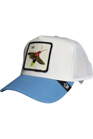 Goorin Bros. Tilbehør, Dame, Hvid, ONE SIZE, Bomuld, Animal Farm Trucker Cap Hvid Unisex