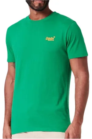 Superdry Top, Herre, Grøn, 2XL, Bomuld, Vintage Grafisk Soda Pop T-Shirt Grøn Bomuld