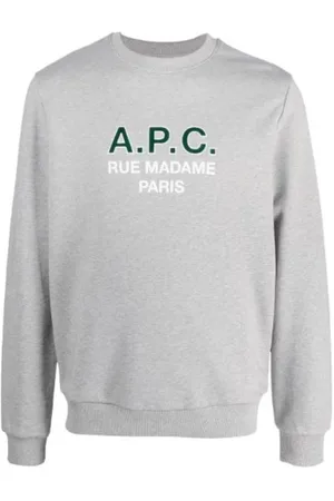 A.P.C. Sweathshirts & Hoodies, Herre, Grå, M, Bomuld, Madame H Sweatshirt Heathered Grey