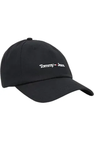 Tommy Hilfiger Tilbehør, Dame, Sort, ONE SIZE, Bomuld, Sport Cap i Sort Bomuld