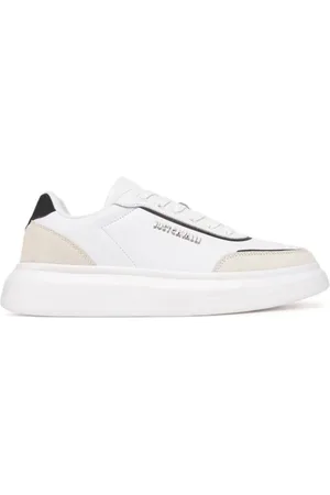 Roberto Cavalli Sko, Herre, Hvid, 44 EU, Læder, Hvide Sneakers Ursa Design 2