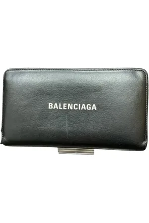 Balenciaga Pre-owned, Herre, Sort, ONE SIZE, Læder, Pre-owned Laeder punge