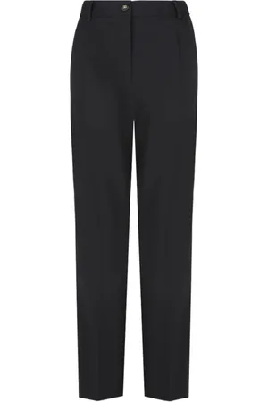 Dolce & Gabbana Bukser, Dame, Sort, S, Uld, Sorte Bukser Kate Stil
