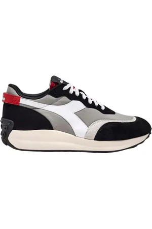 Diadora Sko, Herre, Sort, 45 EU, Stonewashed Race Nyl Sneakers Sort