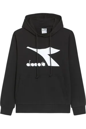 Diadora Sweathshirts & Hoodies, Herre, Sort, 2XL, Bomuld, Chromia Hoodie Bomuld Sort