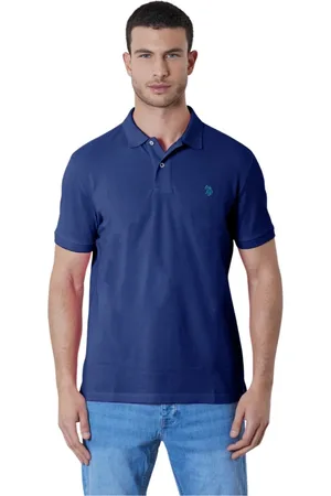 U.S. Polo Assn. Top, Herre, Blå, L, Bomuld, King Polo Shirt 100% Bomuld Pique