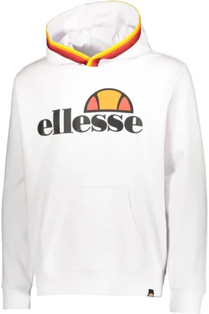 Ellesse Sweathshirts & Hoodies, Herre, Hvid, XL, Regnbue hættetrøje til mænd