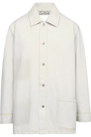 Maison Margiela Jakke, Dame, Hvid, 2XS, Hvid sportsjakke til kvinder
