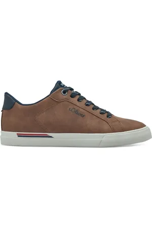 QS by s.Oliver Sko, Herre, Brun, 44 EU, Brun Snøresneakers til Mænd