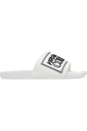 VERSACE Sko, Herre, Hvid, 45 EU, Herre Slide Sandaler Hvid