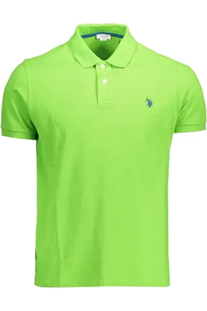 U.S. Polo Assn. Top, Herre, Grøn, 2XL, Bomuld, Casual Logo Sport Polo Shirt Grøn