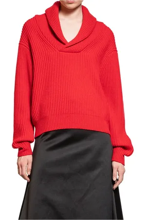 THE GARMENT Strik, Dame, Rød, XS, Cashmere, Rød Cashmere Crew Sweater