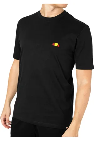 Ellesse Top, Herre, Sort, S, Bomuld, Sort Logo Patch T-shirt