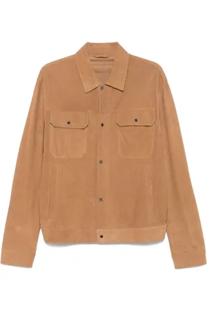 Emporio Armani Jakke, Herre, Brun, 2XL, Uld, Stilfuld Jakke til Mænd