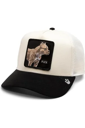 Goorin Bros. Tilbehør, Dame, Hvid, ONE SIZE, Bomuld, Animal Farm Trucker Cap Hvid Unisex