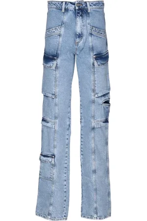 Icon Denim Jeans, Dame, Blå, W29, Denim, Cargo Denim Jeans