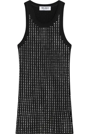 The Attico Top, Dame, Sort, S, Uld, Stilfuld Body Drop2 Top