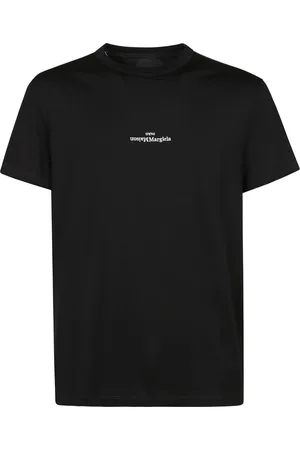 Maison Margiela Top, Herre, Sort, 2XS, Bomuld, Afslappet Bomuld T-shirt