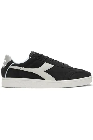 Diadora Sko, Herre, Sort, 47 EU, Polyester, Sort Afslappet Lav-Top Sneaker