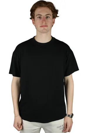 FEAR OF GOD Top, Herre, Sort, M, Sort Tee Essentials Pakke