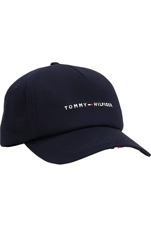 Tommy Hilfiger Tilbehør, Herre, Blå, ONE SIZE, Bomuld, Blød 6 Panel Kasket