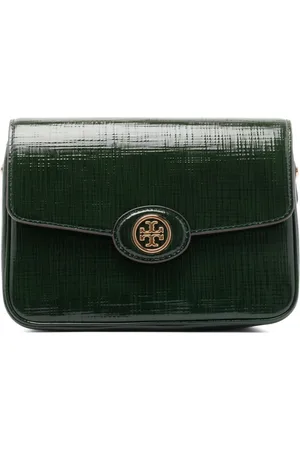 Tory Burch Taske, Dame, Grøn, ONE SIZE, Uld, Evergreen Robinson Konvertibel Skuldertaske