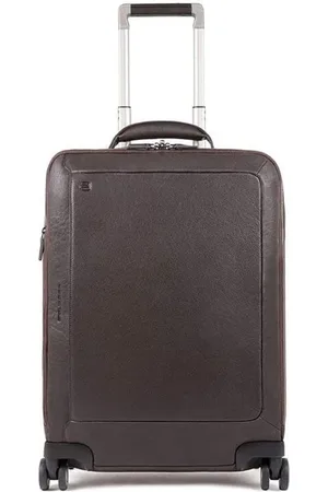 Piquadro Kuffert, Dame, Brun, ONE SIZE, Uld, Slank Computer Lomme Trolley Brun Unisex
