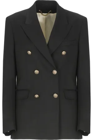 Golden Goose Jakke, Dame, Sort, M, Sort dobbeltradet blazer til kvinder
