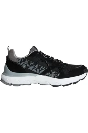 Napapijri Sko, Herre, Sort, 44 EU, Læder, Trail Running Sneakers Sort Polyester/Læder