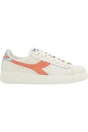 Diadora Sko, Dame, Hvid, 36 1/2 EU, Læder, Hvide Læder Sneakers Premium Stil