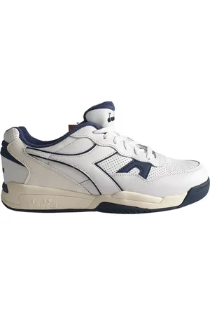 Diadora Sko, Herre, Hvid, 46 EU, Læder, Hvid Pelle Vinder Sneaker