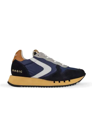 Valsport 1920 Sko, Herre, Blå, 40 EU, Bomuld, Håndlavet Blå Sneakers Italiensk Fremstillet