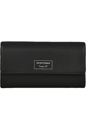 Emporio Armani Tilbehør, Dame, Sort, ONE SIZE, Læder, Wallets Cardholders