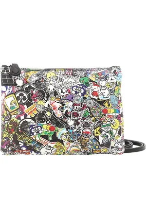 Gabs Taske, Dame, Sort, ONE SIZE, Læder, Sort læder rejse clutch taske
