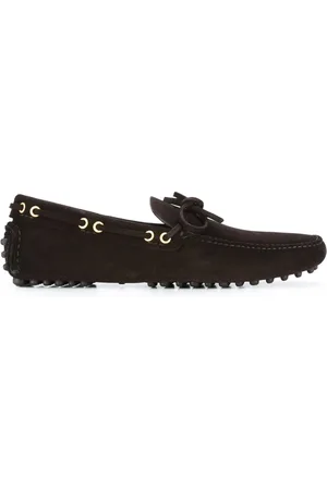 CAR SHOE Sko, Herre, Brun, 45 EU, Uld, Brun Ruskind Mokkasin Flade Sko
