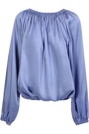 BLANCA Bluser & Skjorter, Dame, Blå, XS, Polyester, Blå Statement Bluse Topwear