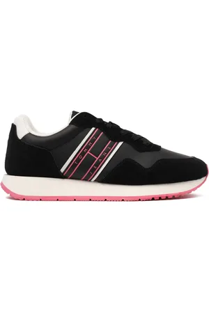 Tommy Hilfiger Sko, Dame, Sort, 39 EU, Sort Pink Runner Sneakers