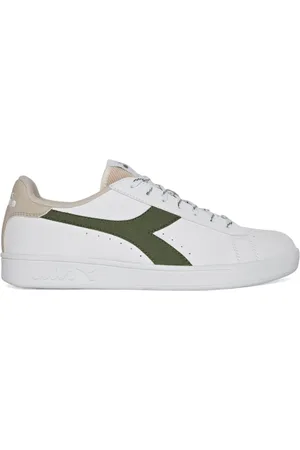 Diadora Sko, Dame, Hvid, 45 EU, Hvide Lave Top Afslappede Sneakers Unisex